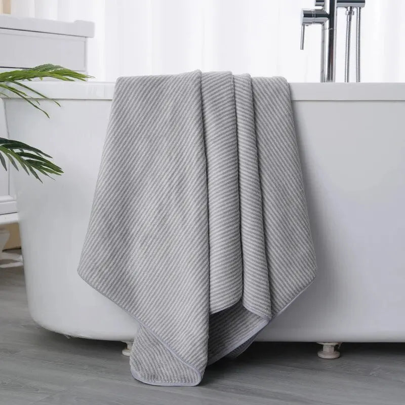 1Pc Thick Absorbent Fast Drying Microfiber Bath Towel