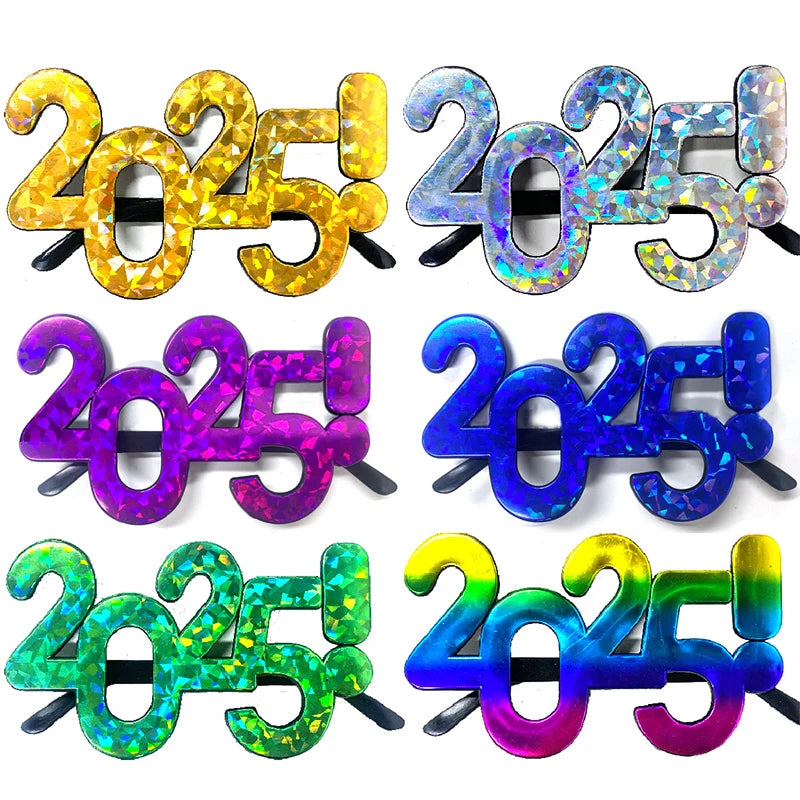 1Pc 2025 New Year Glasses