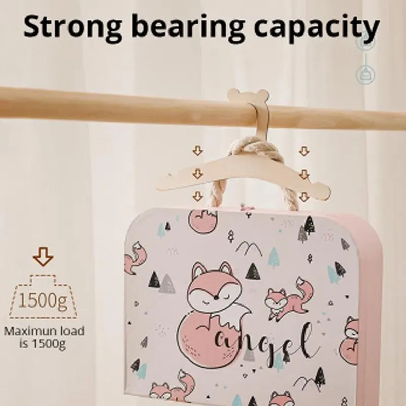 10 Pcs Wooden Children’s Clothes Hangers