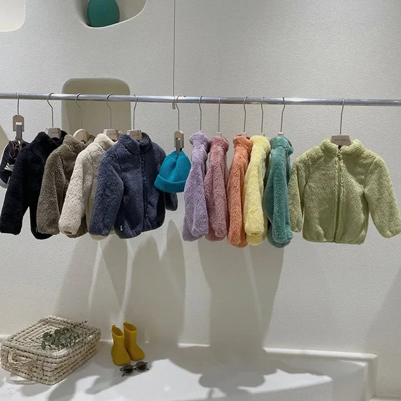 Manteaux d'hiver pour enfants Nouveaux vêtements d'extérieur pour enfants Veste polaire chaude pour garçon Vestes pour bébé fille pour l'automne Printemps Vêtements pour enfants