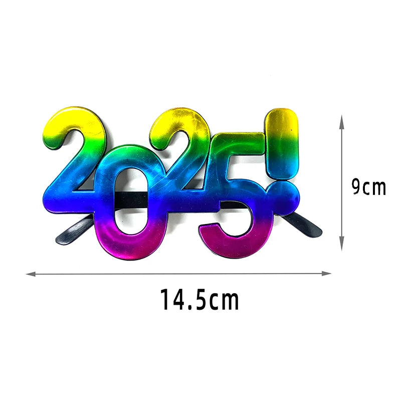 1Pc 2025 New Year Glasses