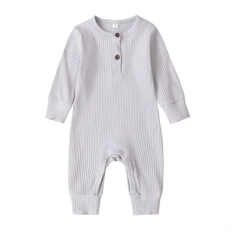 Newborn Infant Baby Boys Girls Romper Playsuit Overalls Cotton Long Sleeve Baby Jumpsuit Children’s Clothes